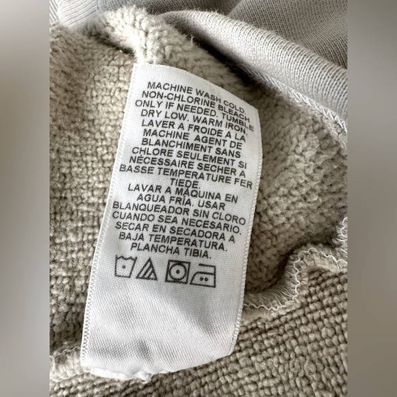 Velvet by Graham & Spencer Jensen Sweatshirt Beige Mini Dress Size XS - Picture 12 of 13